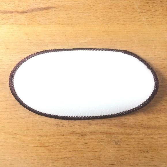 Unbranded Other - 12 Blank Embroidered Four and One Half Inch Oval Patches